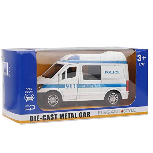 Marhynchus 1:32 Mini Toy Car Car Model Legierungsbulanz mit Pfeife und Lichtfunktion für Kinder Blau oder Rote Farbe Optional (Blue) von Marhynchus