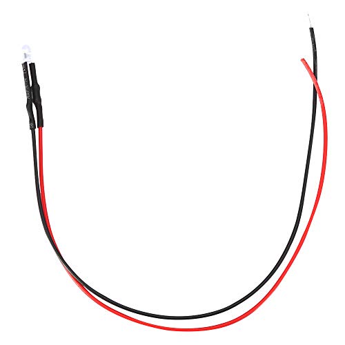 Marhynchus 10pcs 12 V 3 Mm LED -Licht Emittierende Diode Kabel Flexible Mehrfarbige LED -Lichtkabel, Energieeinsparung mit 20 cm Länge für Spielzeugauto Verwendung (Farbenfrohe schnelle Dispersion) von Marhynchus