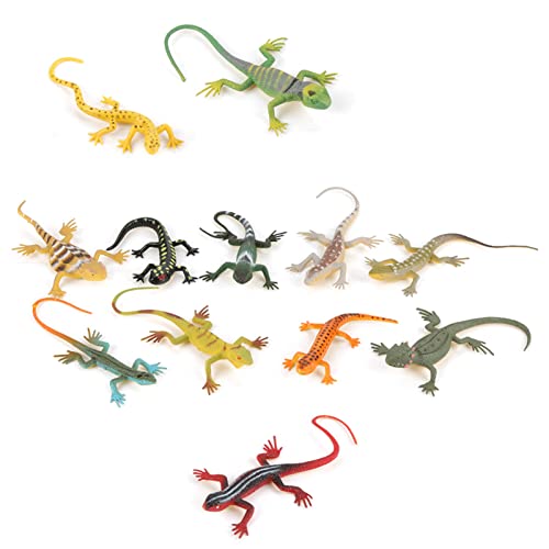 Marhynchus 12pcs Farbenfrohe Echsengarten Tierfiguren Set Realistische Reptilienspielzeuge für mit Umweltfreundlicher Farbe Ungiftiges Dauerhaftes Kunststoffunterricht Tischdekoration Marhynchus 12pcs Farbenfrohe Echsengarten Tierfiguren Set Realistische Reptilienspielzeuge für mit Umweltfreundlicher Farbe Ungiftiges Dauerhaftes Kunststoffunterricht Tischdekoration von Marhynchus