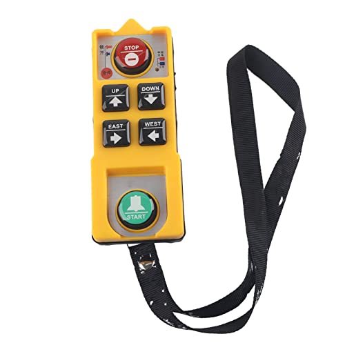 Marhynchus 2 Key Switch ABS ABS Wireless Kran Fernbedienung, Yu-4S, 100 M Steuerabstand, Einfache Kontrolle für Verschiedene Krane mit Arbeitsspitzen und Breitem Dienstprogramm (AC 380V) von Marhynchus
