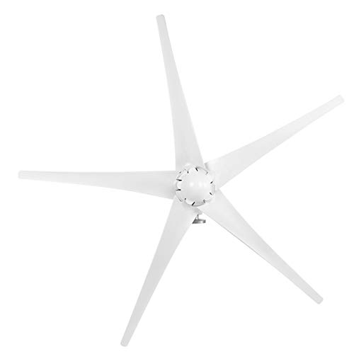Marhynchus 5 Blattwindgenerator 800W Windkraftanlagen Kleiner Windmühlengenerator 48 -V Industrial Supplies Maschinenausrüstung Dynamo, Hohe Effizienz, Automatische Windrichtung, Breit (12V) von Marhynchus