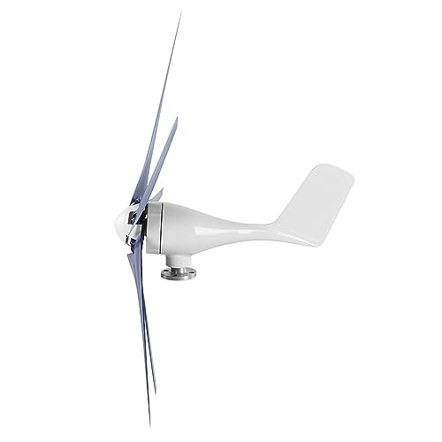 Marhynchus 5 Blattwindgenerator 800W Windkraftanlagen Kleiner Windmühlengenerator 48 -V Industrial Supplies Maschinenausrüstung Dynamo, Hohe Effizienz, Automatische Windrichtung, Breit (48V) von Marhynchus