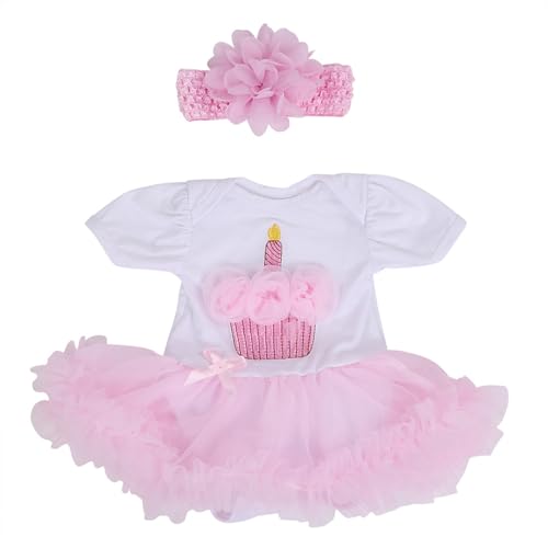 Marhynchus Babypuppenkleid Kinderpuppen Rosa Spitzenkanten Kerzenmuster Realistisches Puppenzubehör für 20-22-Zoll-Puppen Marhynchus Babypuppenkleid Kinderpuppen Rosa Spitzenkanten Kerzenmuster Realistisches Puppenzubehör für 20-22-Zoll-Puppen von Marhynchus