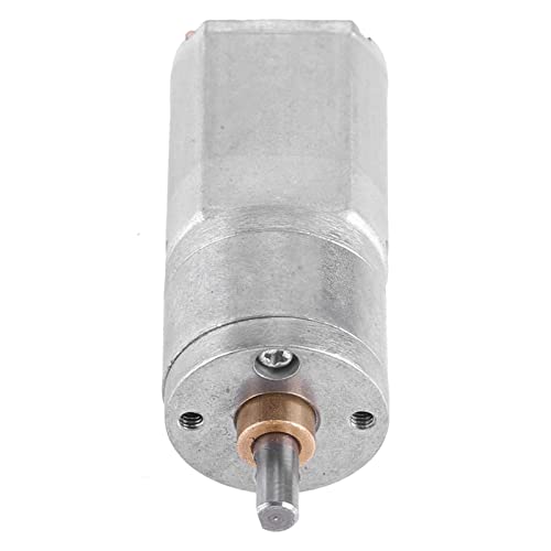 Marhynchus DC 12V Hochmoment Elektromoment -Getriebemotor für die Geschwindigkeitsreduzierung bei Ingenieurprojekten Metall (12V 100RPM) von Marhynchus