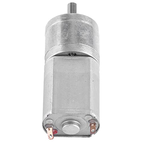 Marhynchus DC 12V Hochmoment Elektromoment -Getriebemotor für die Geschwindigkeitsreduzierung bei Ingenieurprojekten Metall (12V 200RPM) von Marhynchus