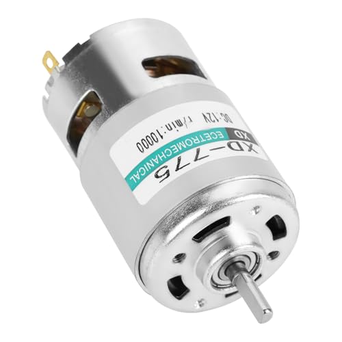 Marhynchus Doppelkugellager-Pinselmotor, Hoher Geschwindigkeit mit Niedrigem DC-Motor XD-775 für Tischbohrmaschine, Baumwollzuckermaschine mit Kleiner Drehmaschine, Präzisionsmaschinenbatterieauto Marhynchus Doppelkugellager-Pinselmotor, Hoher Geschwindigkeit mit Niedrigem DC-Motor XD-775 für Tischbohrmaschine, Baumwollzuckermaschine mit Kleiner Drehmaschine, Präzisionsmaschinenbatterieauto von Marhynchus