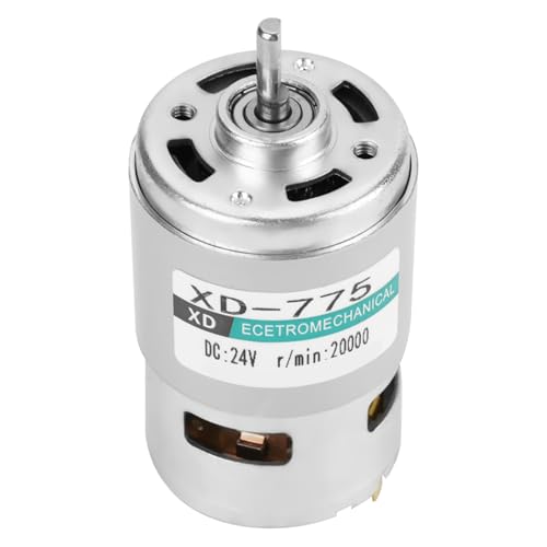 Marhynchus Doppelkugellager-Pinselmotor, Hoher Geschwindigkeit mit Niedrigem DC-Motor XD-775 für Tischbohrmaschine, Baumwollzuckermaschine mit Kleiner Drehmaschine, Präzisionsmaschinenbatterieauto Marhynchus Doppelkugellager-Pinselmotor, Hoher Geschwindigkeit mit Niedrigem DC-Motor XD-775 für Tischbohrmaschine, Baumwollzuckermaschine mit Kleiner Drehmaschine, Präzisionsmaschinenbatterieauto von Marhynchus