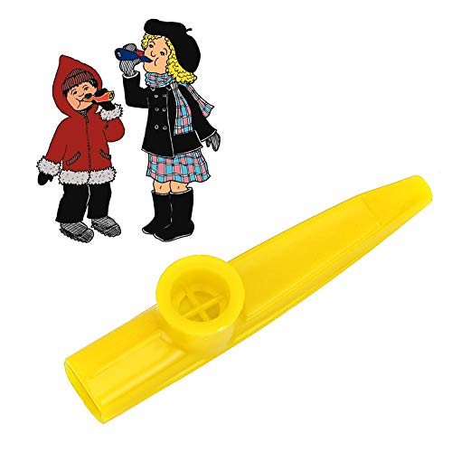 Marhynchus Durade Plastik Kazoo für das Spiel der Individuellen und Akustischen Instrumente, Kompakt und Freundlich mit Reisen - Gelb (YELLOW) von Marhynchus