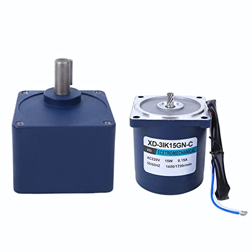 Marhynchus Getriebemotor, 220 V Wechselstrommaschinenmotor, Synchrongetriebe Getriebemotor 15W 0,15A, Niedriggeräuschreduzierermotor für Automatisierungsausrüstung, Getriebe Reduziermotor Marhynchus Getriebemotor, 220 V Wechselstrommaschinenmotor, Synchrongetriebe Getriebemotor 15W 0,15A, Niedriggeräuschreduzierermotor für Automatisierungsausrüstung, Getriebe Reduziermotor von Marhynchus