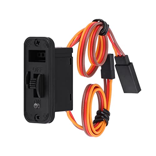 Marhynchus Langlebiger LED -RC -Switch, 12A Heavy Duty JR Switch für, 4,5 * 2 * 2,5 cm Größe RC Am Off Anschluss, Ideal für Enthusiasten von Marhynchus