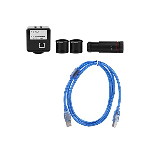 Marhynchus Mikroskopkamera, 5MP USB -Mikroskopkamera Industrielle Augenmeisterkamera mit 0,5 -facher CCD Adapter Zur Mustererkennung, Mikroskope Geräte Marhynchus Mikroskopkamera, 5MP USB -Mikroskopkamera Industrielle Augenmeisterkamera mit 0,5 -facher CCD Adapter Zur Mustererkennung, Mikroskope Geräte von Marhynchus