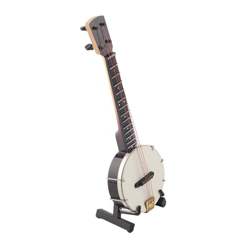 Marhynchus Mini Banjo Model Exquisites Lebensechtiges Puppenhaus -Accessoire, Perfektes für Musikbegeisterte, Stand und Box Enthalten Marhynchus Mini Banjo Model Exquisites Lebensechtiges Puppenhaus -Accessoire, Perfektes für Musikbegeisterte, Stand und Box Enthalten von Marhynchus