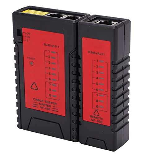 Marhynchus NF468 Line Finder -Kabel -Tester, Tragbarer Netzwerkleitungsfinder für Telefonsysteme, Computernetzwerke mit Reibungslosen Aussehen, Schnellem Telefonleitungstest und LED Marhynchus NF468 Line Finder -Kabel -Tester, Tragbarer Netzwerkleitungsfinder für Telefonsysteme, Computernetzwerke mit Reibungslosen Aussehen, Schnellem Telefonleitungstest und LED von Marhynchus