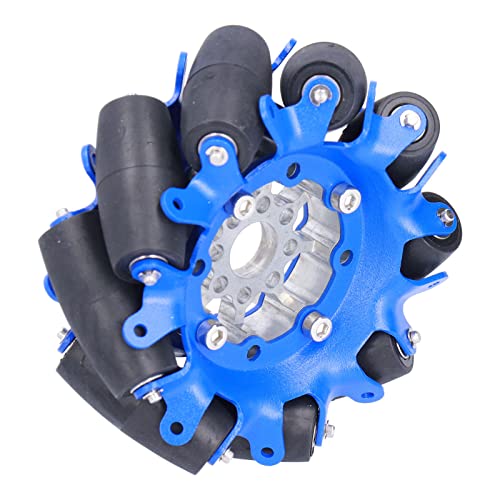 Marhynchus Omnidirectional SPCC Stahl Gummi -Rollerrad für Roboterauto -Omni Komponenten, Haltbares 4 Zoll Roboter Omni Rad für Verschiedene Kleine, Hergestellte SPCC Stahl und TPU Gummi (#2) von Marhynchus