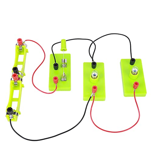 Marhynchus Physik DIY Elektrizität Lernspielzeug Serie Parallel Circuit Pädagogisches Spielset für über 4 Jahre (schaltung Serie parallel ausrüstung) von Marhynchus