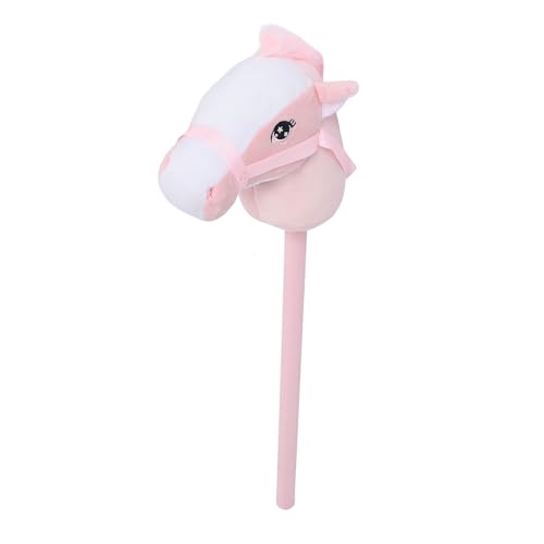 Marhynchus Plüsch Hobby Pferdestift Spielzeug Cartoon Design 2 Soundeffekte 70 cm Pferdsspielzeug Ideal für mit PVC -Material für Verschiedene Anlässe (PINK) von Marhynchus