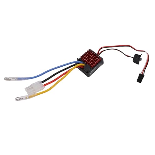 Marhynchus RC -Auto Gebürstet ESC 60A Elektronischer Geschwindigkeitsregler für 540 550 750 Motoren mit 3 Betriebsmodi Lipo -Batterieschutz von Marhynchus