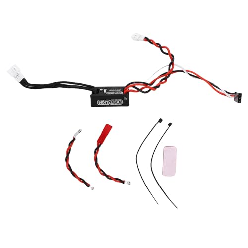 Marhynchus RC ESC-Ersatz, 2-3S 50A für 1/24 1/18 1/16 Crawler Cars Wasserschutz mit Intelligenter Parameteranpassung Easy Setup für RC Hobbyisten Rennfahrer von Marhynchus