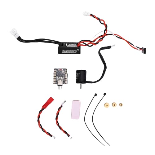 Marhynchus RC Motor ESC Combo 50A Bürstenloser Motor und Geschwindigkeitsregler für 1/12 1/16 1/18 1/24 RC Crawler -Autos mit WiFi -Linkadapter Wasserdichtem Staubfestem von Marhynchus