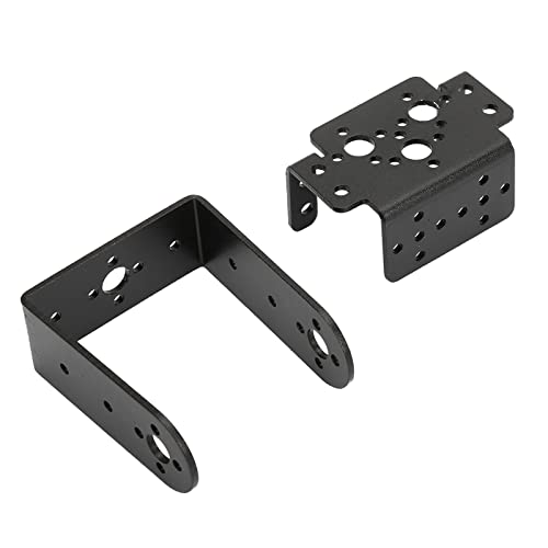 Marhynchus Servo-Motorhalterung Lenkung Kopf Multifunktion Aluminiumlegierung Bracket, Kamera-Installationshalterung, Bilderkennungsverfolgung mit Lager für Roboter-Servo-Motorhalterung von Marhynchus