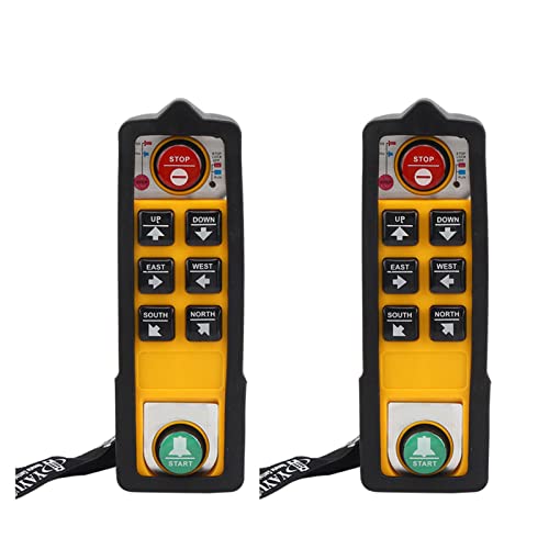 Marhynchus Stabiler Hebezeuger Säureöl Resistent Antifall 800 MHz für Hebezeuge Crane Lift Controller, Industrielle Fernbedienung (DC24V) von Marhynchus