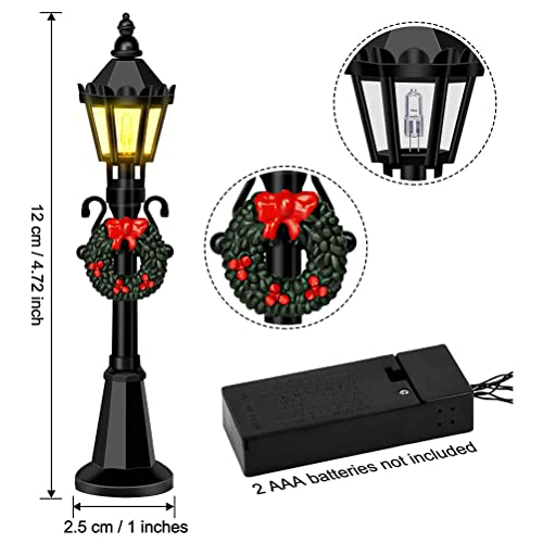 Marhynchus Weihnacht Mini Street Light Models Nachhaltige Miniatur Dorp Pathway Lantern Post für DIY Landscape Fairy Garden Accessoires Marhynchus Weihnacht Mini Street Light Models Nachhaltige Miniatur Dorp Pathway Lantern Post für DIY Landscape Fairy Garden Accessoires von Marhynchus