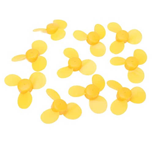 Spielzeugpropeller, 10 Stück Spielzeugpropeller ABS-Kunststoff 3-Blatt-Lüfter, Standardgrößen, 3-Blatt-Design, für -Spielzeug, Gelb, Propeller Spielzeugpropeller, 10 Stück Spielzeugpropeller ABS-Kunststoff 3-Blatt-Lüfter, Standardgrößen, 3-Blatt-Design, für -Spielzeug, Gelb, Propeller von Marhynchus
