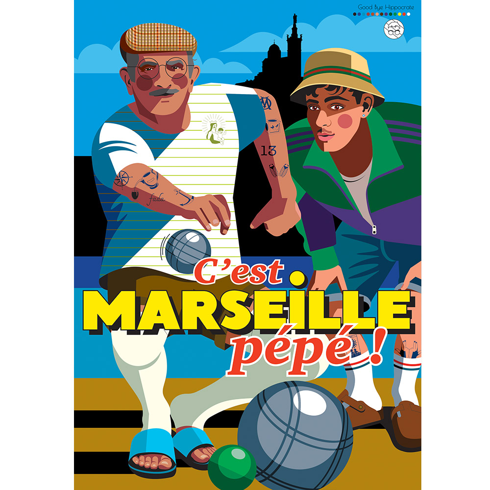 Marie-Chantal C'EST MARSEILLE PEPE ! 1000 Teile Puzzle MC-F-05036 von Marie-Chantal