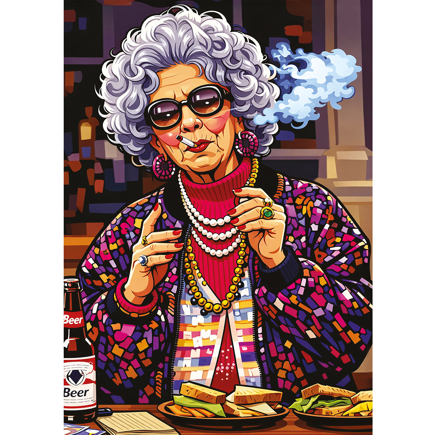 Marie-Chantal Puzzle Mini 99 teile - Grand-Mère Yetta 99 Teile Puzzle MC-F-05042 von Marie-Chantal