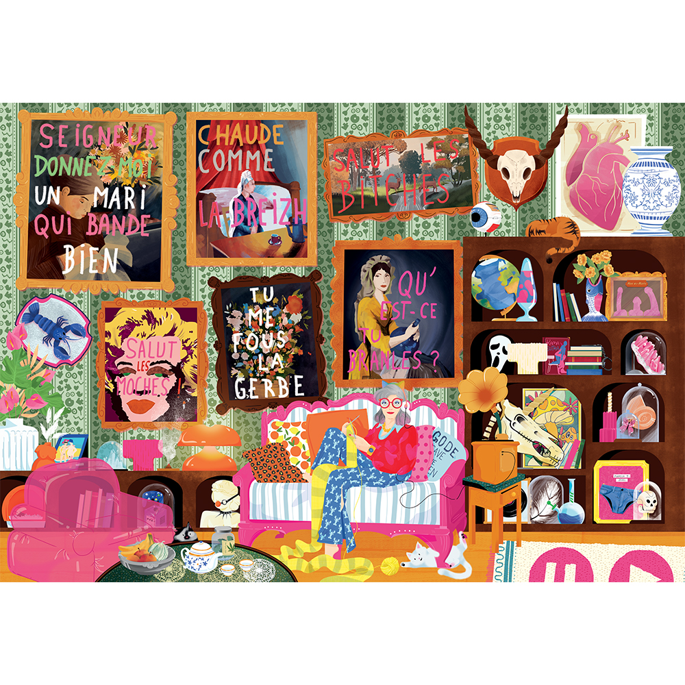 Marie-Chantal Libre comme l'art 2000 Teile Puzzle MC-F-05019 von Marie-Chantal