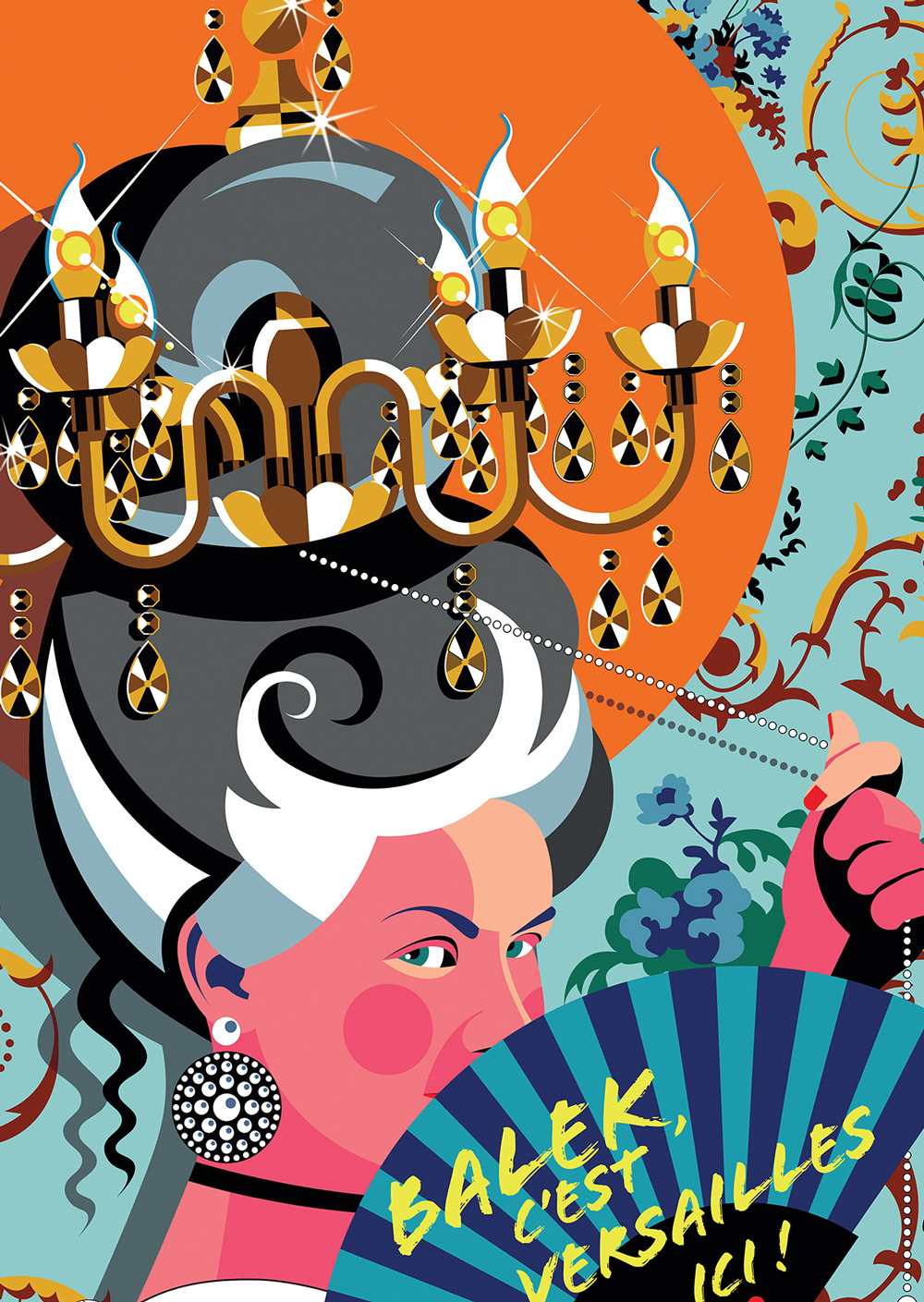 Marie-Chantal Puzzle Mini 99 teile- Balek, c'est Versailles ici 99 Teile Puzzle MC-F-05030 von Marie-Chantal