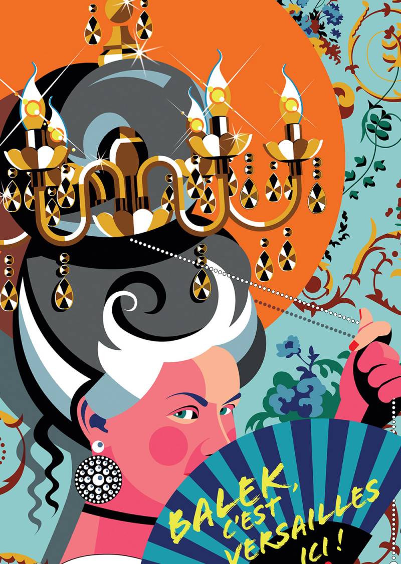 Marie-Chantal Puzzle Mini 99 teile- Balek, c'est Versailles ici 99 Teile Puzzle MC-F-05030 von Marie-Chantal