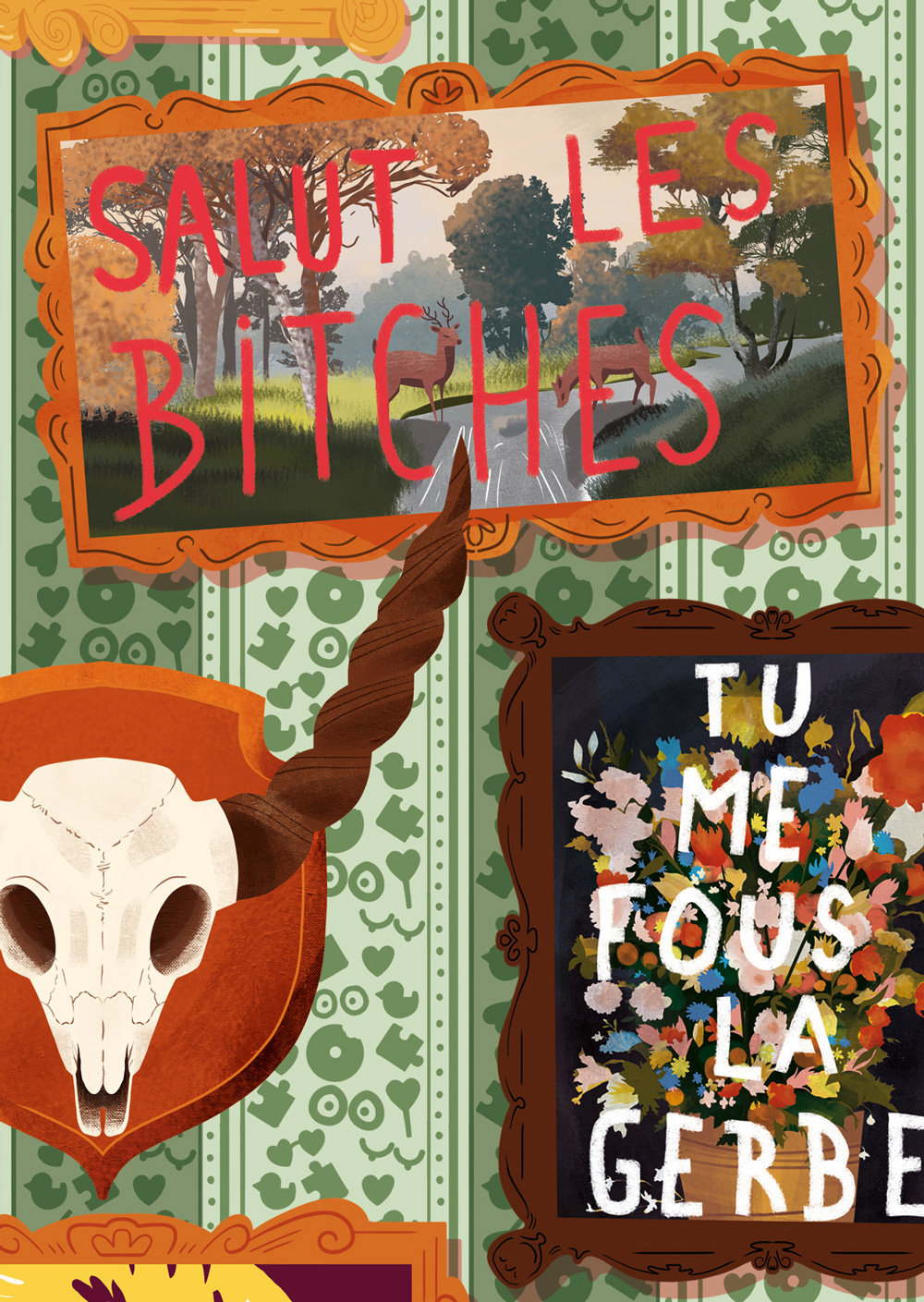 Marie-Chantal Puzzle Mini 99 teile - Bitches 99 Teile Puzzle MC-F-05022 von Marie-Chantal