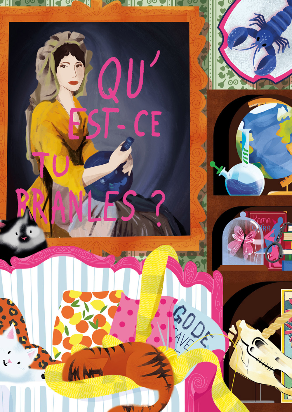 Marie-Chantal Puzzle Mini 99 teile - Dame Jeanne 99 Teile Puzzle MC-F-05025 von Marie-Chantal