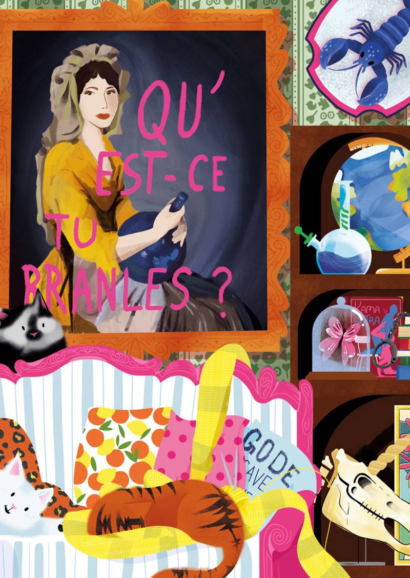 Marie-Chantal Puzzle Mini 99 teile - Dame Jeanne 99 Teile Puzzle MC-F-05025 von Marie-Chantal