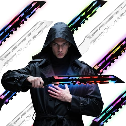 Cyberpunk Taktikmesser 22 Zoll – Neon-LED-Klinge für Techwear & Cosplay , Kompatibel mit LED-Gesichtsmasken, Totenkopf-Masken & Cyberpunk-Kostümen – Premium-Sammlerstück für Halloween und Fasching Cyberpunk Taktikmesser 22 Zoll – Neon-LED-Klinge für Techwear & Cosplay , Kompatibel mit LED-Gesichtsmasken, Totenkopf-Masken & Cyberpunk-Kostümen – Premium-Sammlerstück für Halloween und Fasching von Marikito