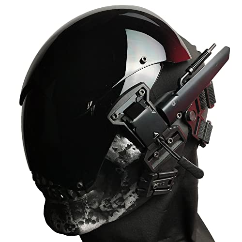 Marikito Punk mask, techwear mask, Für Anime Cosplay Halloween Karneval Ostern Weihnachten Party, Verstellbarer Gurt für jeden Erwachsenen. Marikito Punk mask, techwear mask, Für Anime Cosplay Halloween Karneval Ostern Weihnachten Party, Verstellbarer Gurt für jeden Erwachsenen. von Marikito