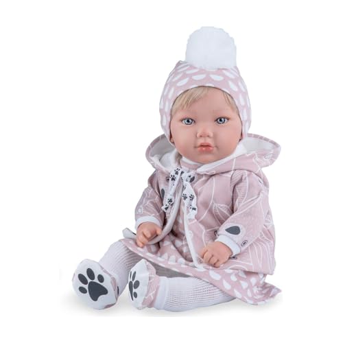 Marina & Pau Baby-Puppe Mädchen mit Puppenbekleidung Verschiedene Ausführungen (Alina-45 cm) von Marina & Pau