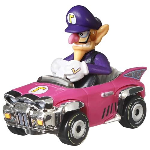 DieCast Kart 5cm Waluigi Badwagon Super Mario Kart Maßstab 1:64 von Mario Kart