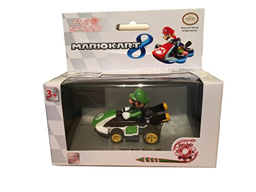 MARIO KART B01CML580G Box Auto Pull Speed Nintendo Luigi 8, weiß von Carrera