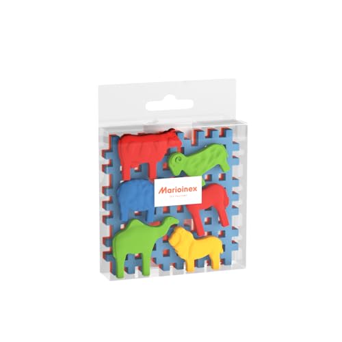 Marioinex Mini Waffle Animals + 8-teilig Basen von Marioinex Toy Factory