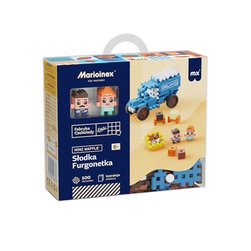 Marioinex Toy Factory MINI Waffle - WEDEL - Süßes FURGONETTE 100 Teile von Marioinex Toy Factory
