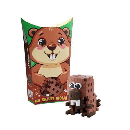 Marionex Mini Waffle Pocket Pets - Biber, 25-teilig Blöcke von Marioinex Toy Factory