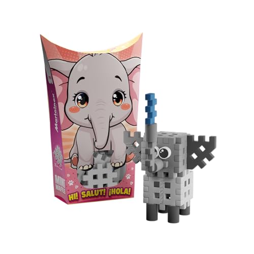 Marionex Mini Waffle Pocket Pets - Elefant, Blöcke 25 EL. von Marioinex Toy Factory