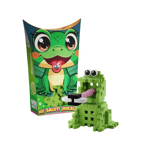 Marionex Mini Waffle Pocket Pets - Frosch, 34-teilig Blöcke von Marioinex Toy Factory