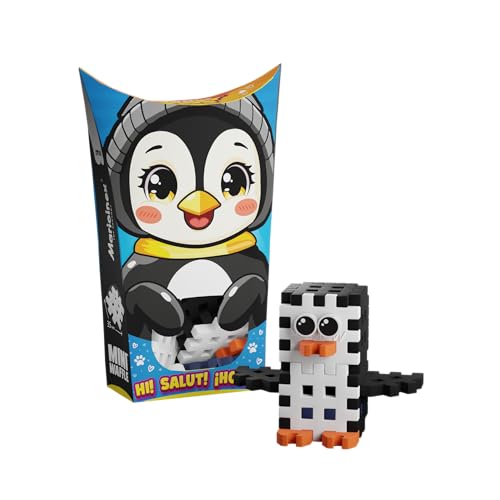 Marionex Mini Waffle Pocket Pets - Pinguin, 17-teilig Blöcke von Marioinex Toy Factory