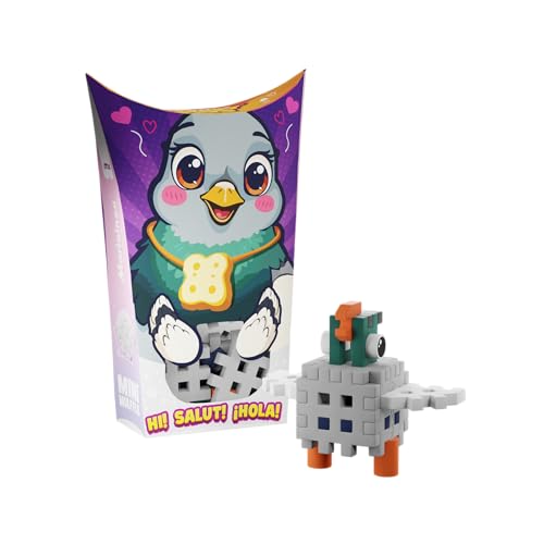 Marionex Mini Waffle Pocket Pets - Taube, 16-teilig Blocks von Marioinex Toy Factory