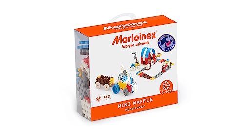Marioinex Mario-Inex 902820 Mini-Waffel-Set, 140 Teile, Mehrfarbig von Marioinex