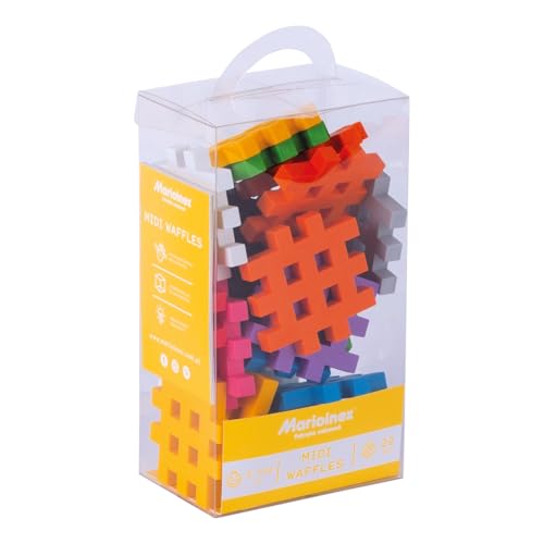 Marioinex 903698 Midi-Waffel-Steine Satz mit 22 Stück Schaumstoff bausteine Kinder Building Blocks Kinder bausteine Kinder konstruktionsspielzeug von Marioinex