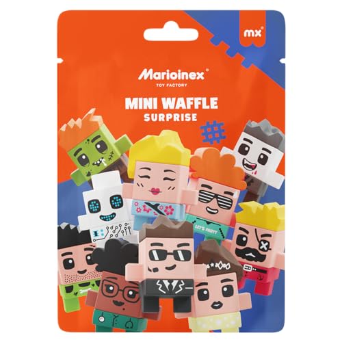 Marioinex Mini Waffle Mystery Figure Mini Building Blocks - Kinder bausteine, Waffelblöcke bausteine, Kinder Spielzeug - Ostergeschenke Kinder von Marioinex
